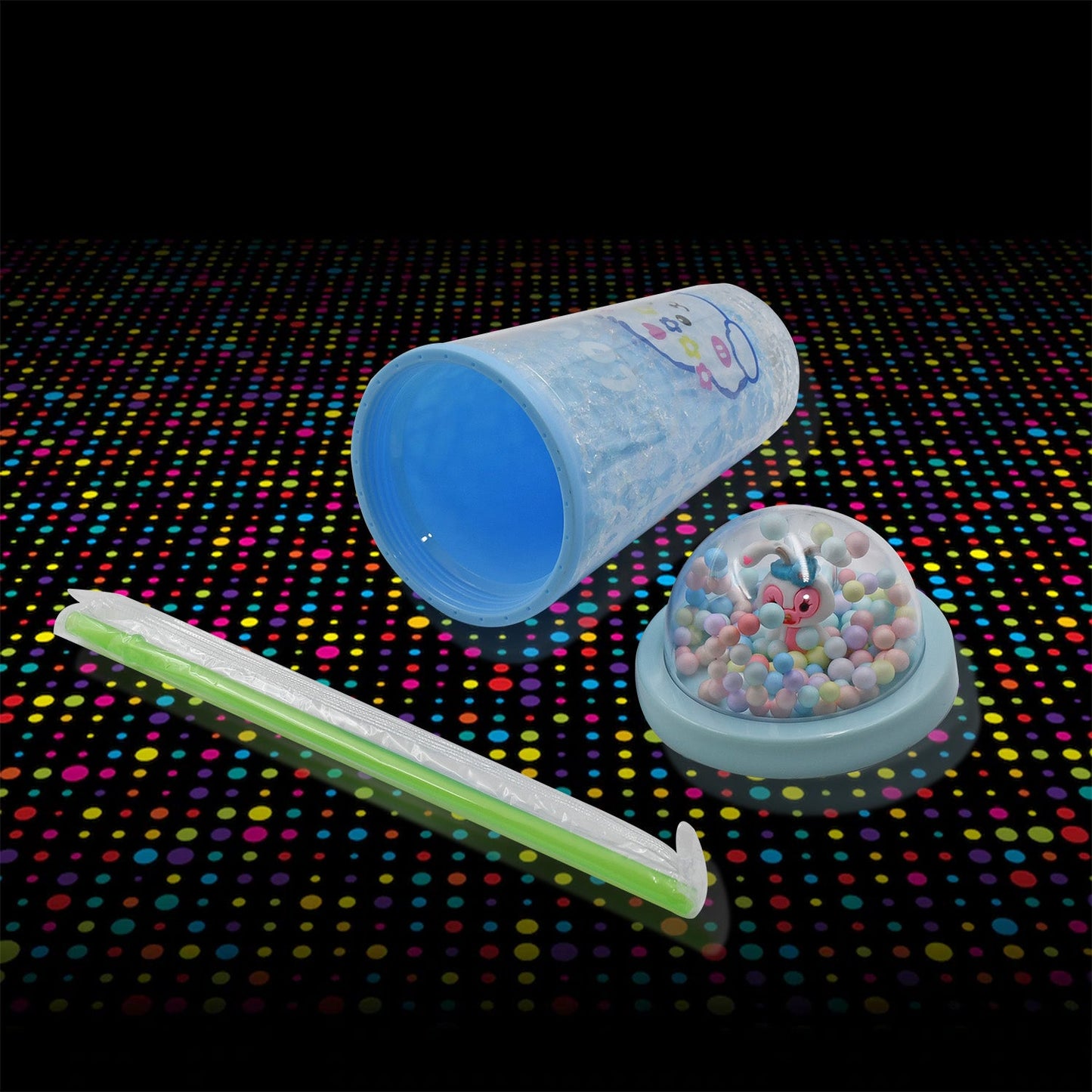 LED Light Unicorn Sipper Water Bottle Mason Jar Tumbler with Straw for Kids Glitter Sipper with Toy Drinking Cups for Boys and Girls School/Tuition/Gym/ Picnic, Kids and Adults, Birthday Return Gifts - Springkart 