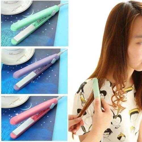 Beauty and Personal Care Professional Ceramic Plate Mini Hair Styler Straightener and Curler - Springkart 