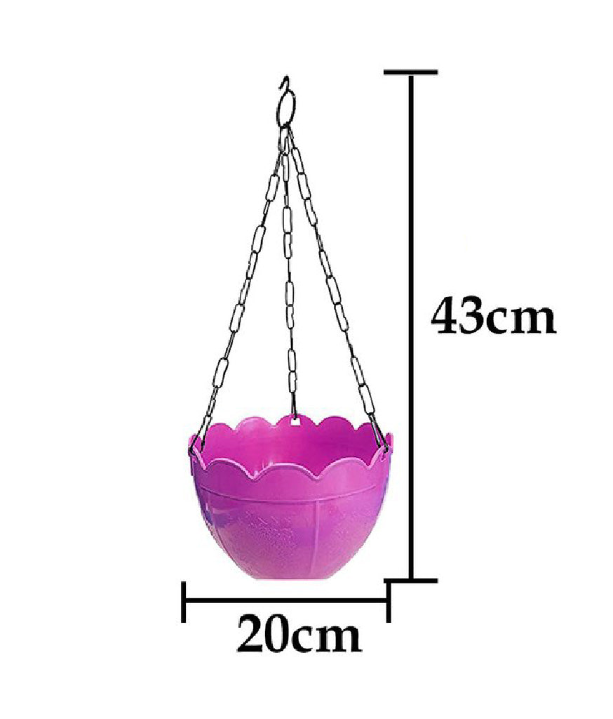 Flower Pot Plant with Hanging Chain for Houseplants Garden Balcony Decoration - Springkart 