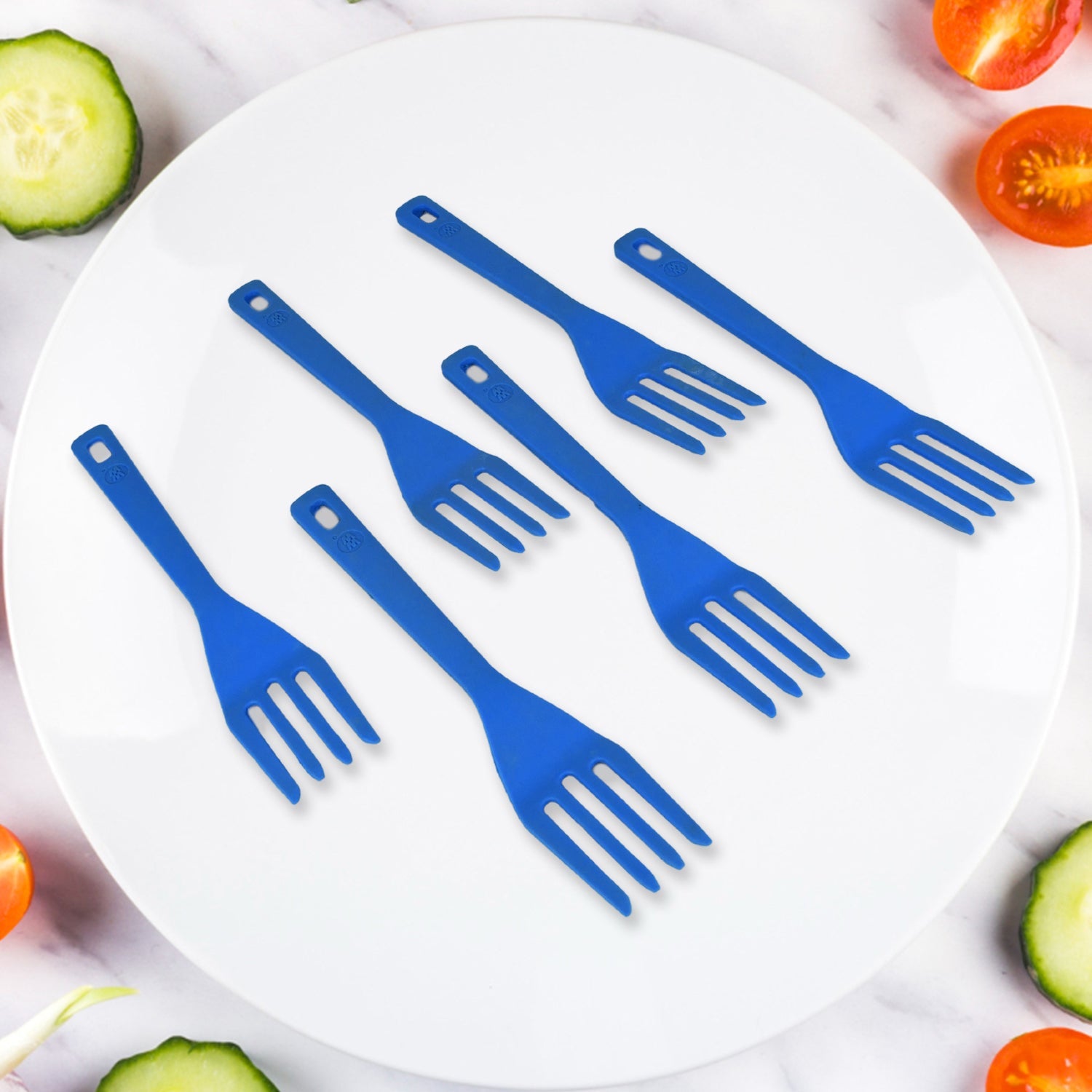 Multipurpose Silicone Spoon, Silicone Basting Spoon Non-Stick Kitchen Utensils Household Gadgets Heat-Resistant Non Stick Spoons Kitchen Cookware Items For Cooking and Baking (6 Pcs Set) - Springkart 