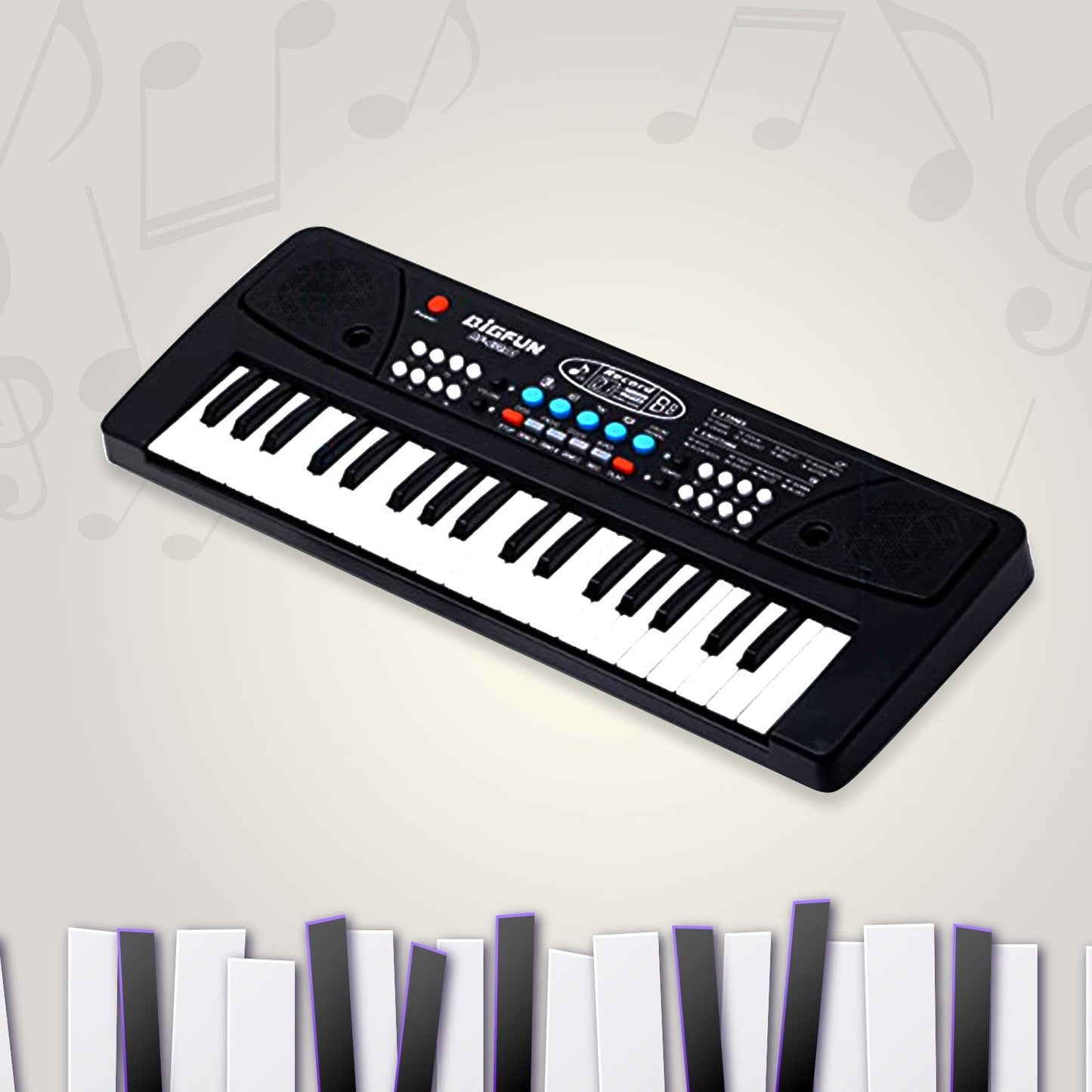 Piano Musical Keyboard With Mic 37 Music Key Keyboard For Kids Toy - Springkart 