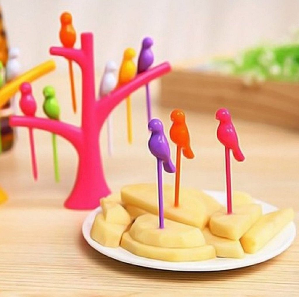 Bird Fork | Kids fruit fork | Table Decor - Springkart 
