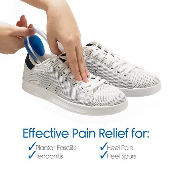 Gel Heel cups Silicon Heel Pad for Heel Ankle Pain - Springkart 