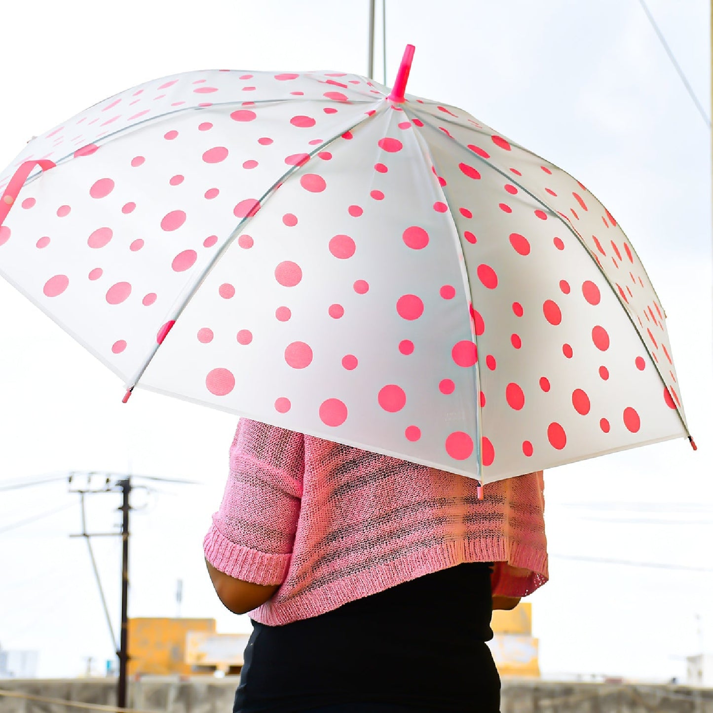 Dot Printed Umbrella for Men and Women Multicolor - Springkart 