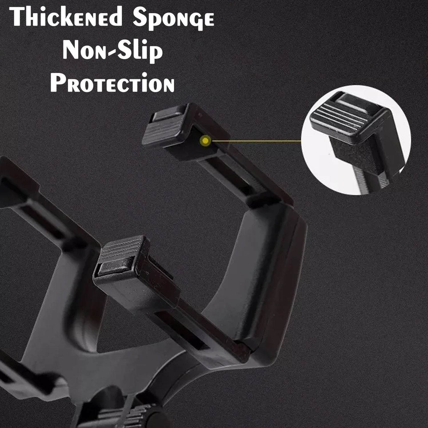 Rear View Mobile Holder Universal Vehicle Rear View Mirror Mobile phone Mount Stand - Springkart 