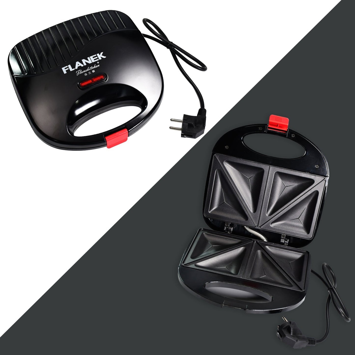 Sandwich Maker Makes Sandwich Non-Stick Plates| Easy to Use with Indicator Lights Sandwich toaster - Springkart 