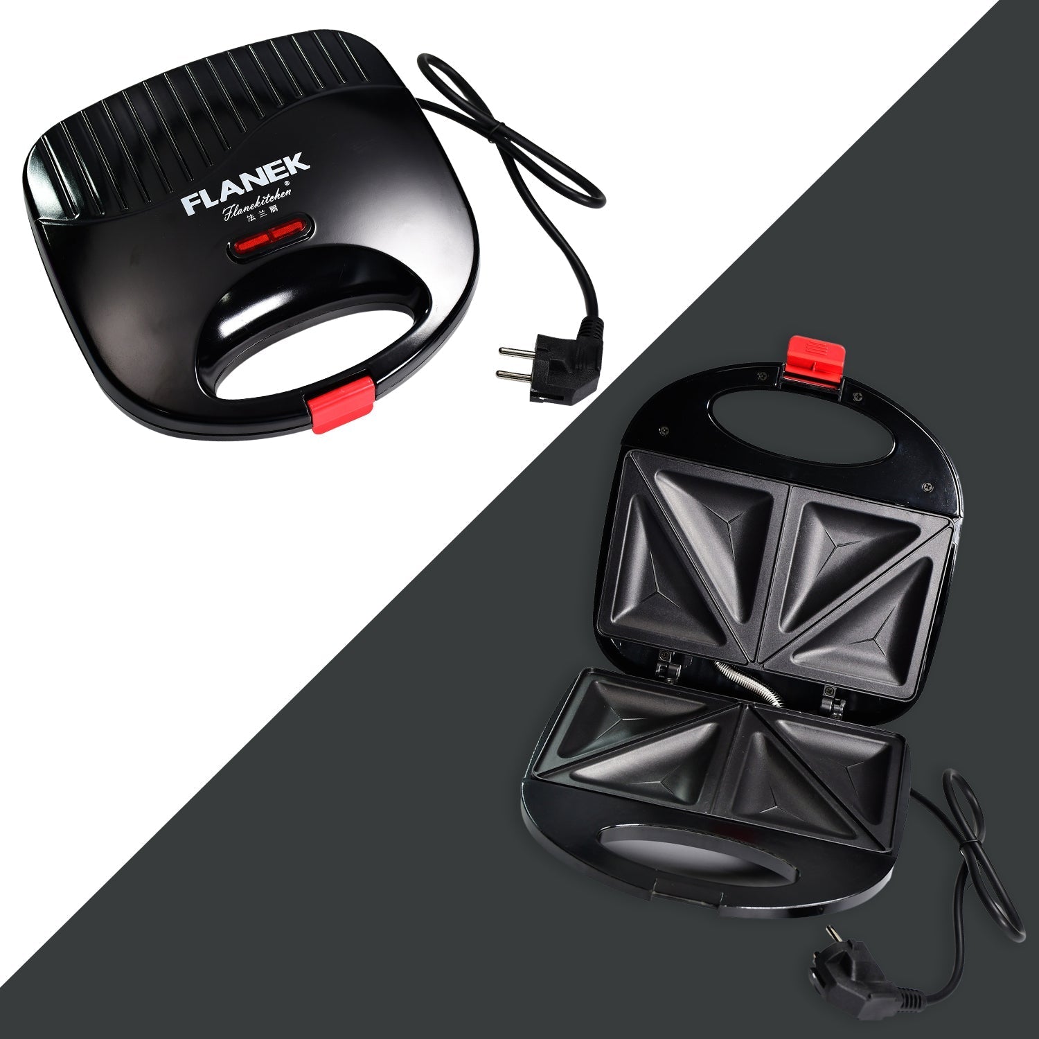Sandwich Maker Makes Sandwich Non-Stick Plates| Easy to Use with Indicator Lights Sandwich toaster - Springkart 