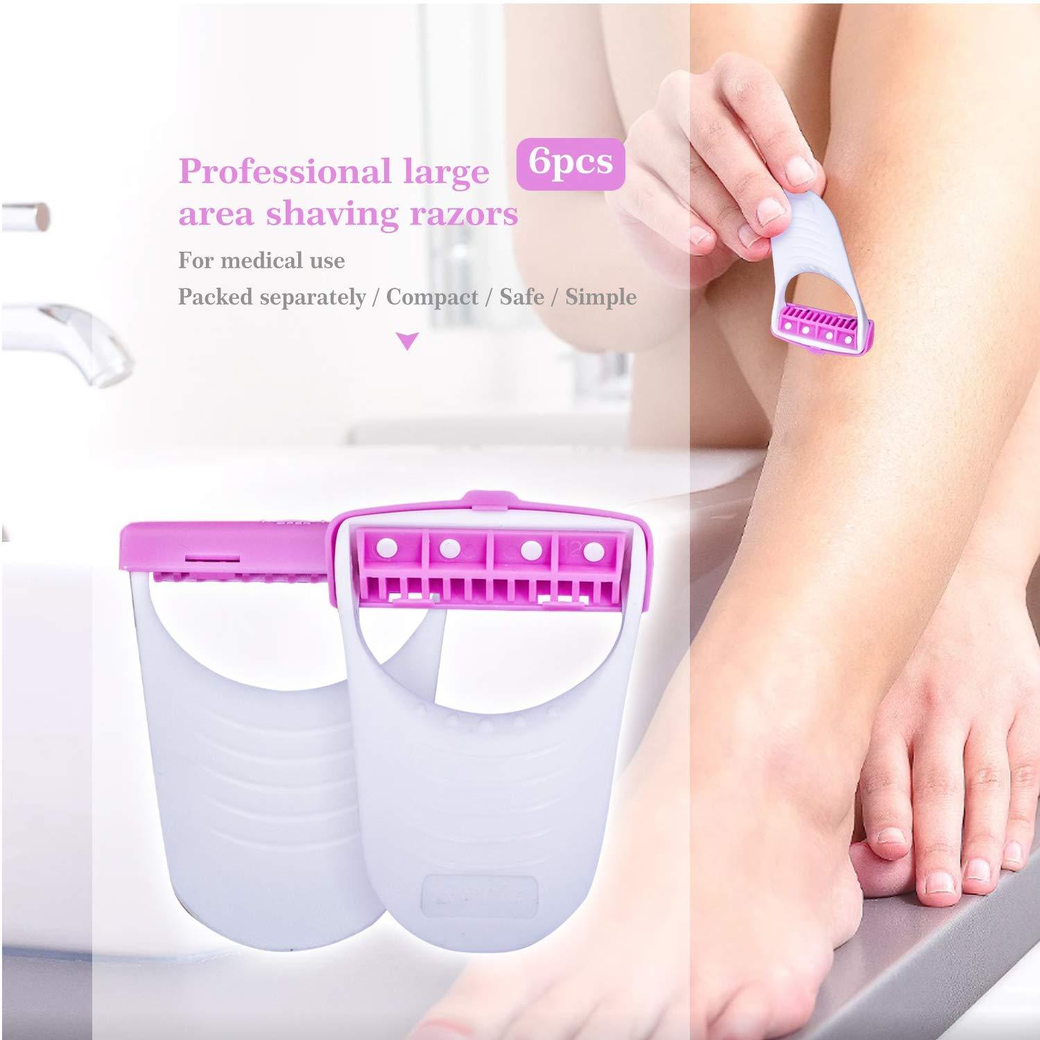 Disposable Body Skin Hair Removal Razor for Women Pack of 6 - Springkart 