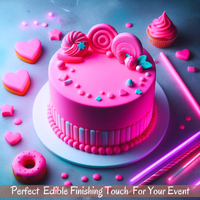 Neon Pink Fondant | Edible Sugarpaste 250 Gm