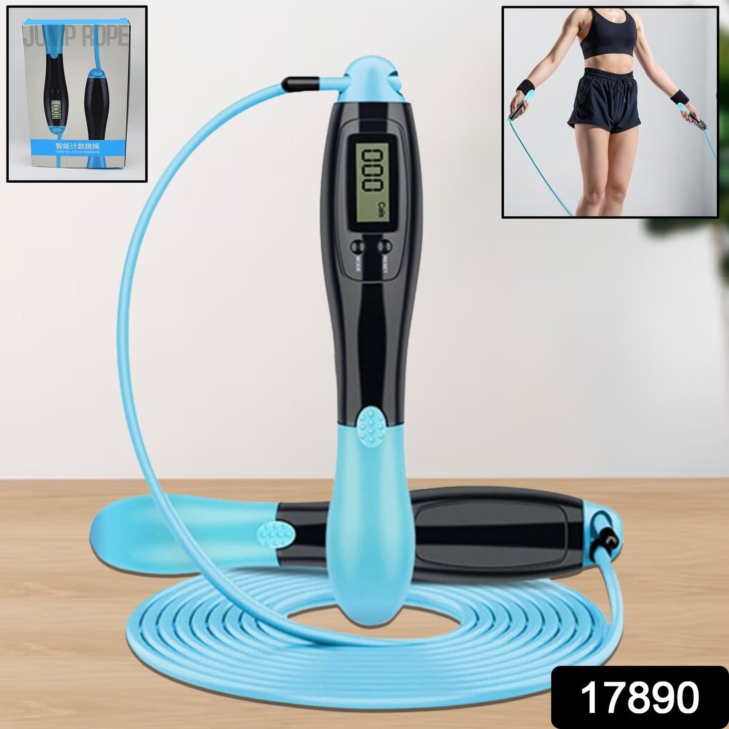 Digital Counting Jumping Rope - Springkart 