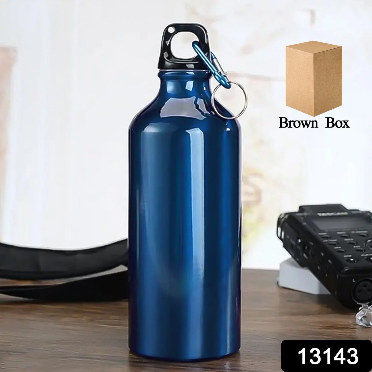 Aluminium Sports Water Bottle, 1 Pc (Capacity 300 ML Approx) - Springkart 