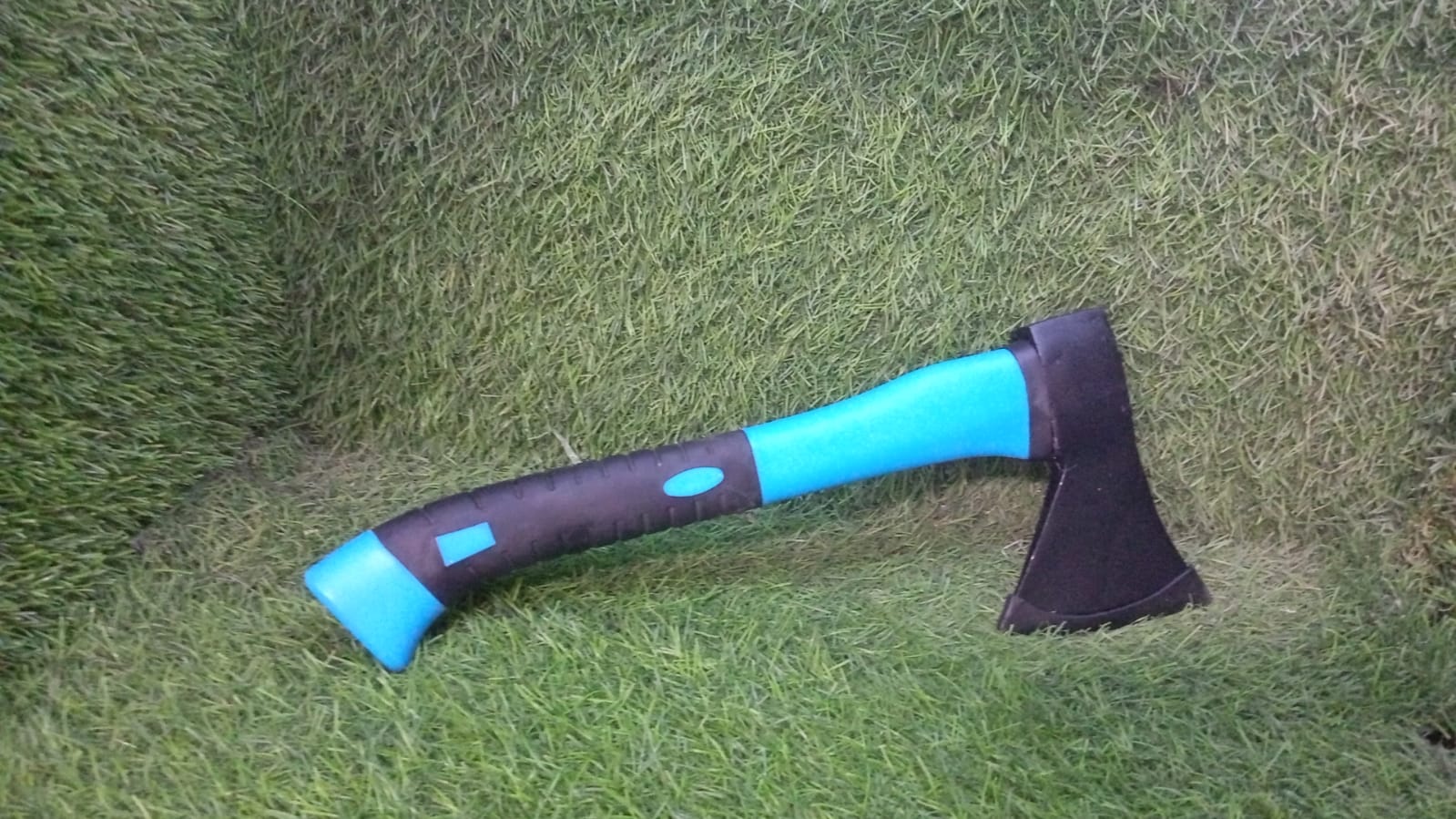 Gardening Tools 787Gm Hatchet Axe Fiberglass Body Rubberized Handle Wood Cutting Axe, Camping Axe, Safety Axe - Springkart 