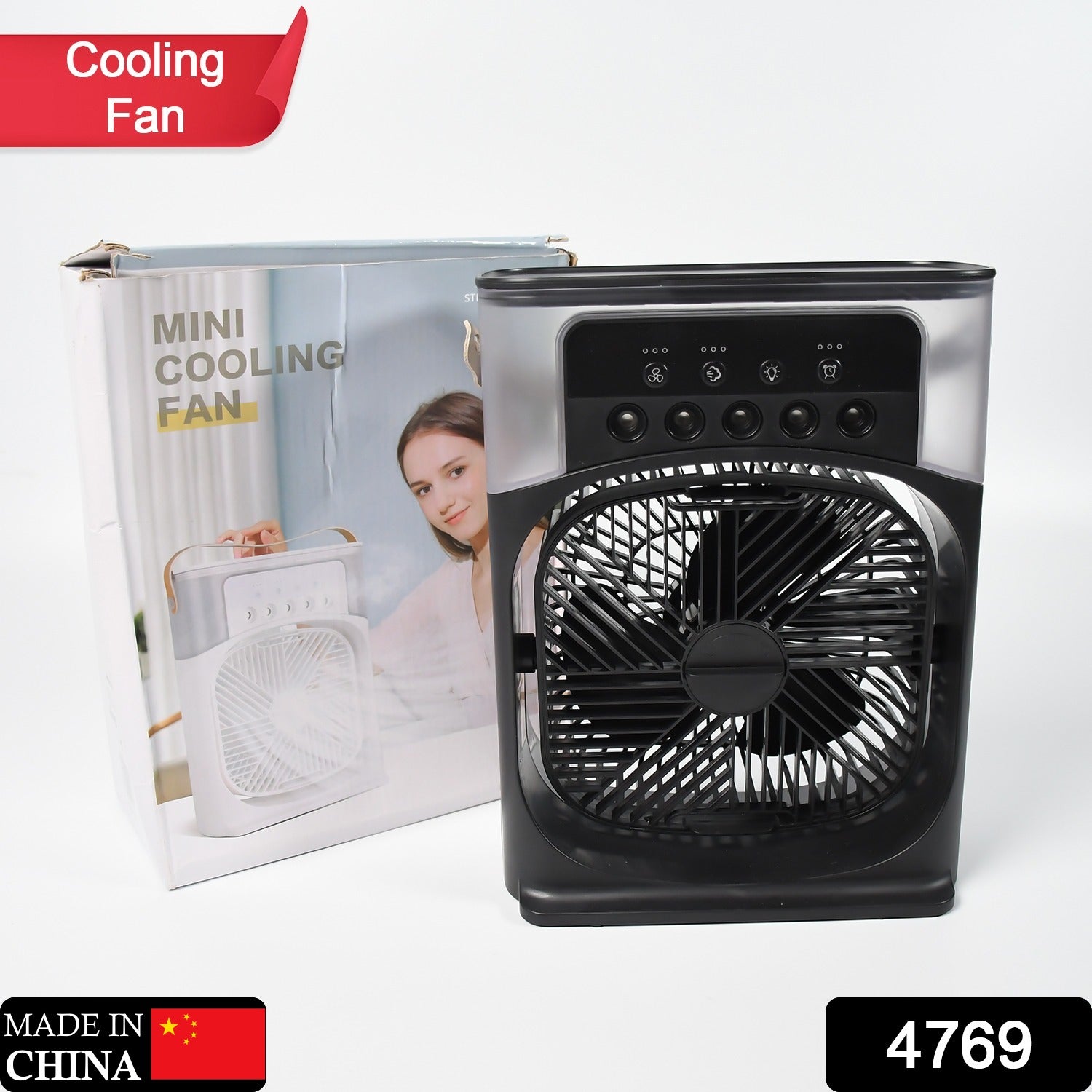 Portable Air Conditioner Fan - Personal Desk Cooling Fan (Battery Not Included) - Springkart 