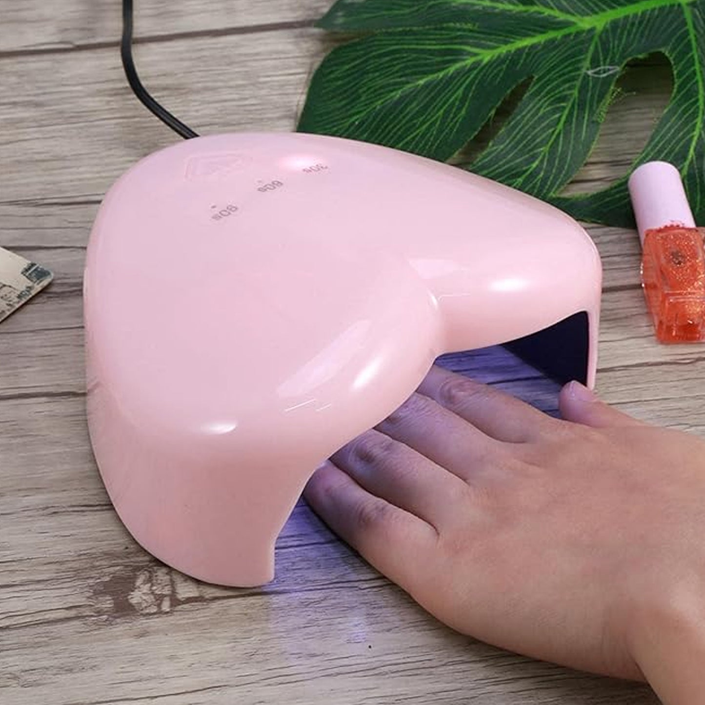 Led Uv Lamp Nail Dryer Gel Nail Lamp Nail Polish Curing Lamp (1 Pc Mix Design) - Springkart 