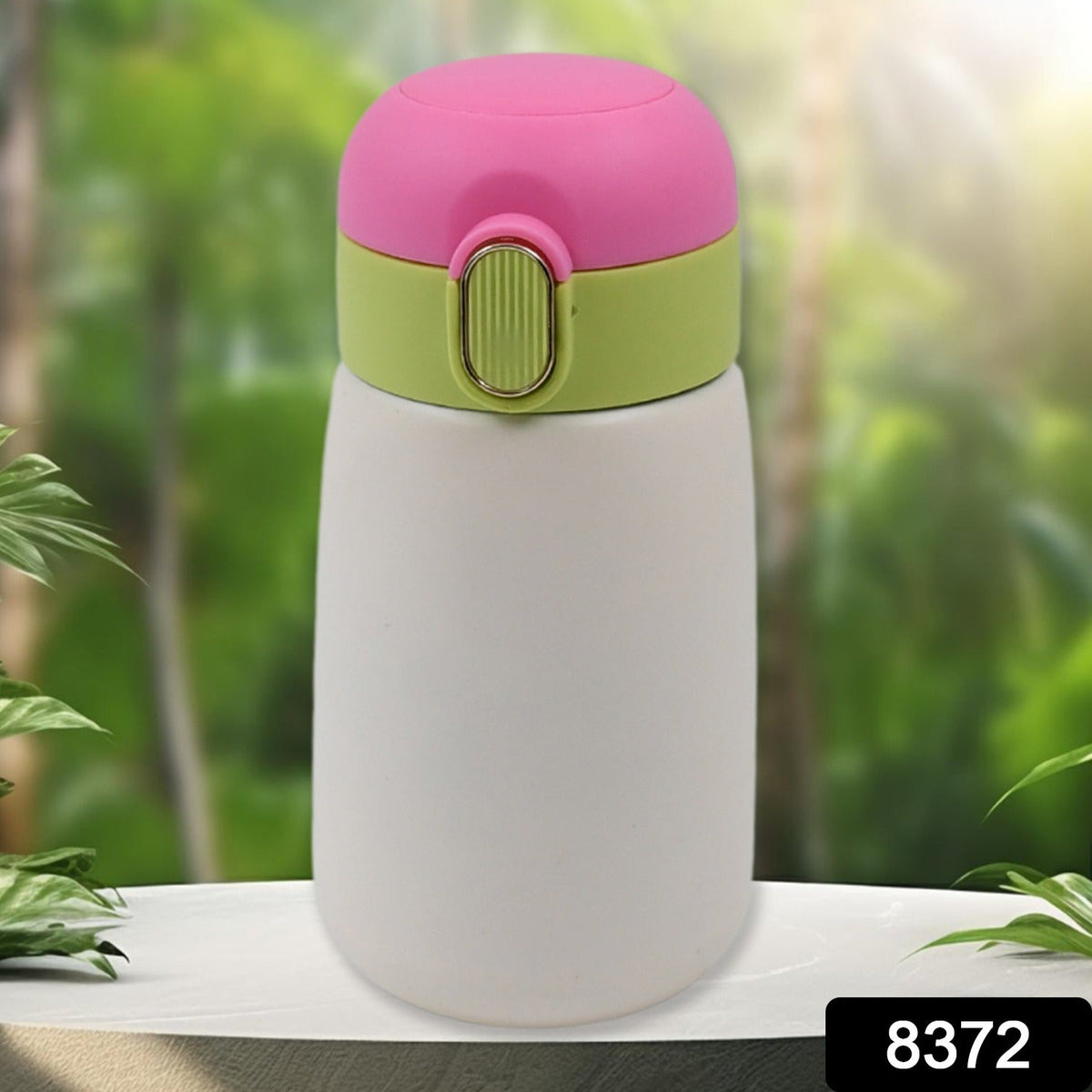 Double walled Stainless Steel Water Bottle & push button Open (350 ML Approx) - Springkart 