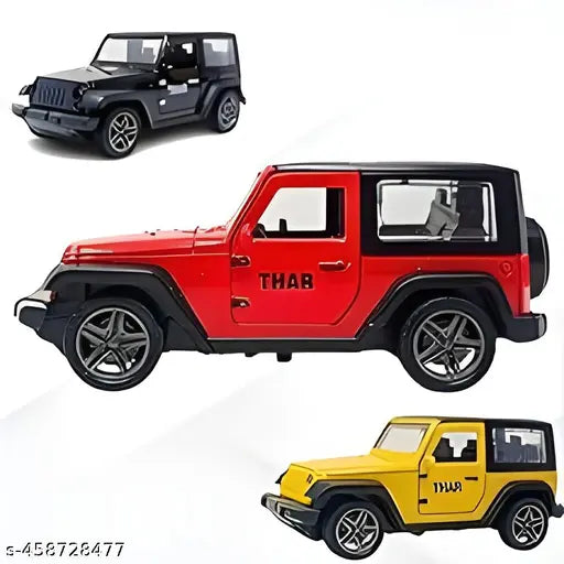 1:36 Diecast Thar Car Toy for Kids both door open metal cast