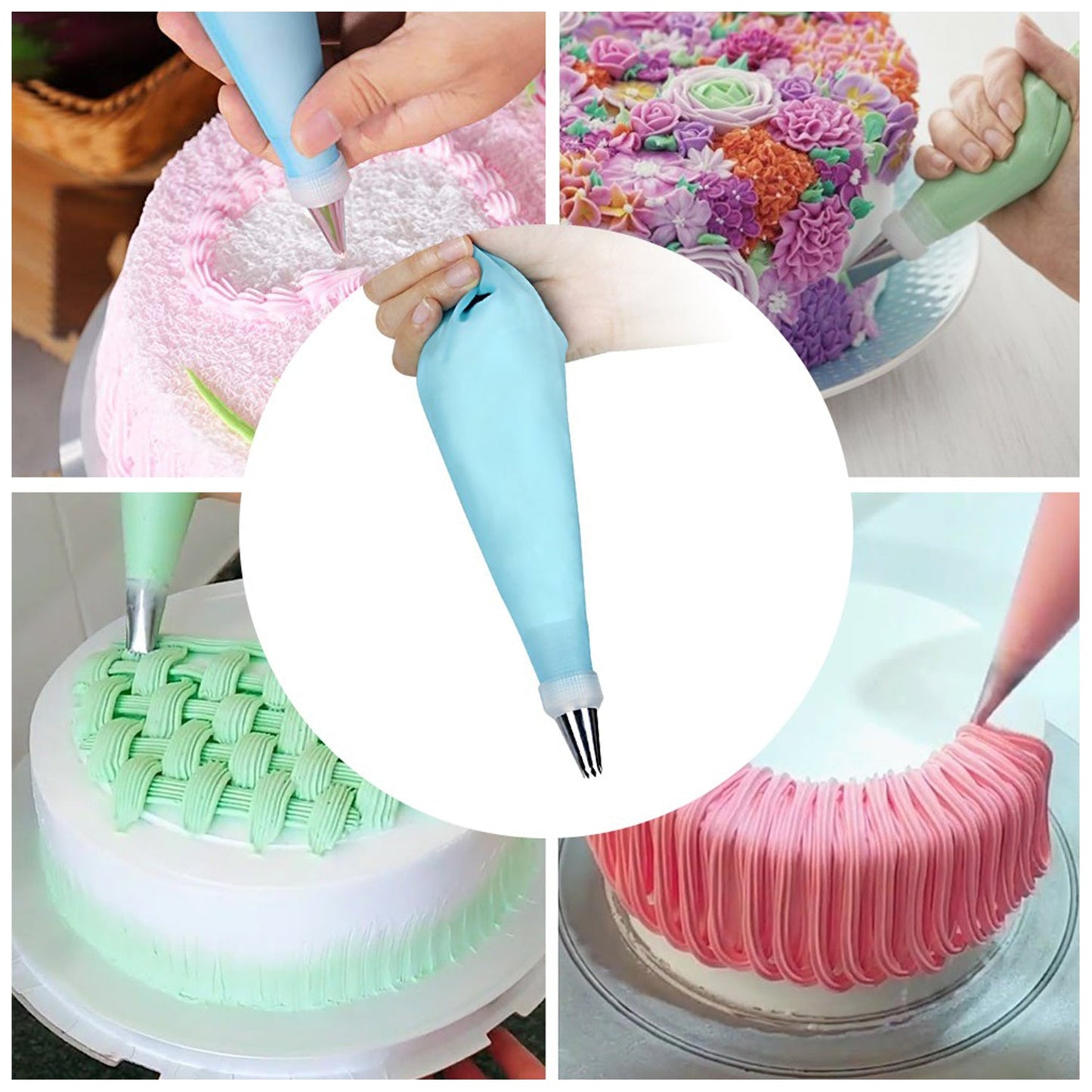 Cake Nozzle Set for Pastry Decorations (55-Piece) - Springkart 