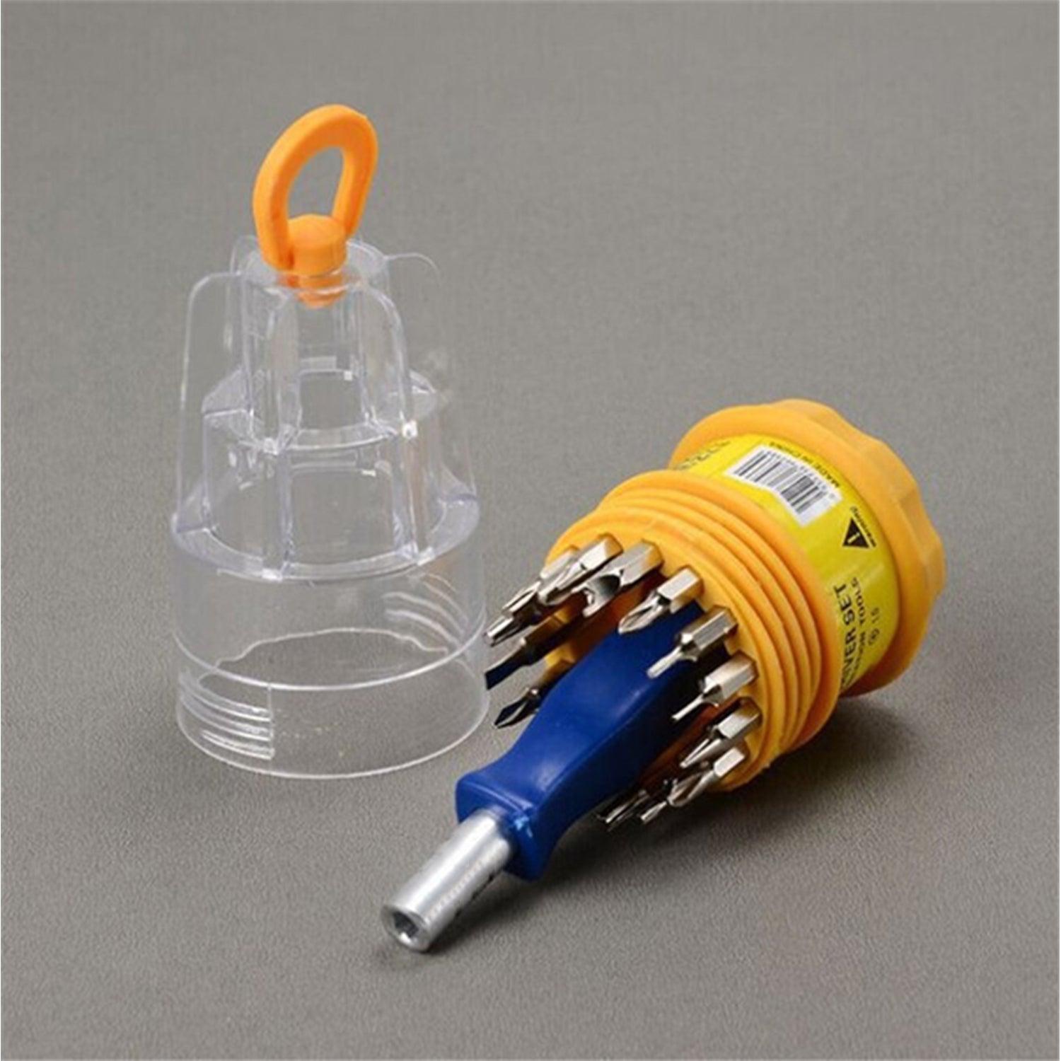 Spring Based Screwdriver 9109 (Set of 6pc) Screwdriver Set, Steel 16 in 1 with – Springkart