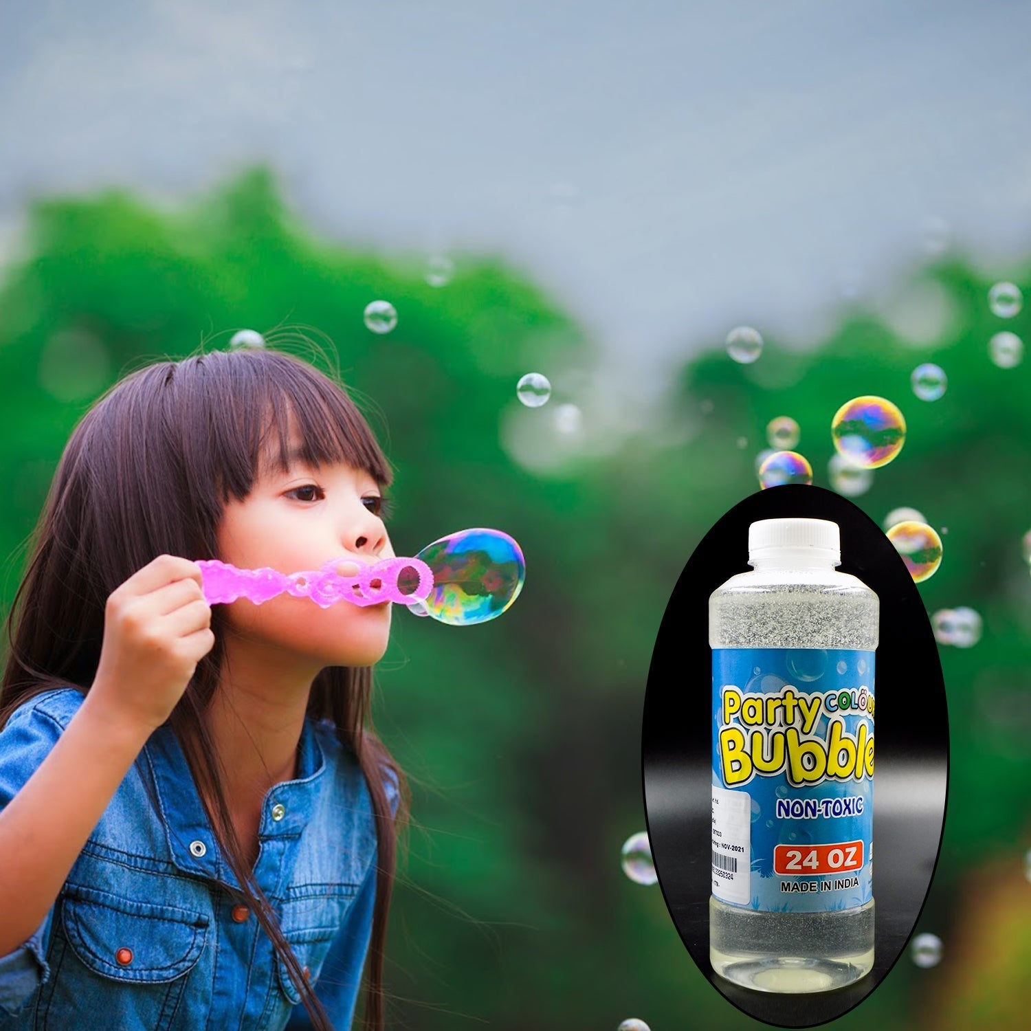 Bubble Gun Liquid Refill for Kids (750Ml) - Springkart 