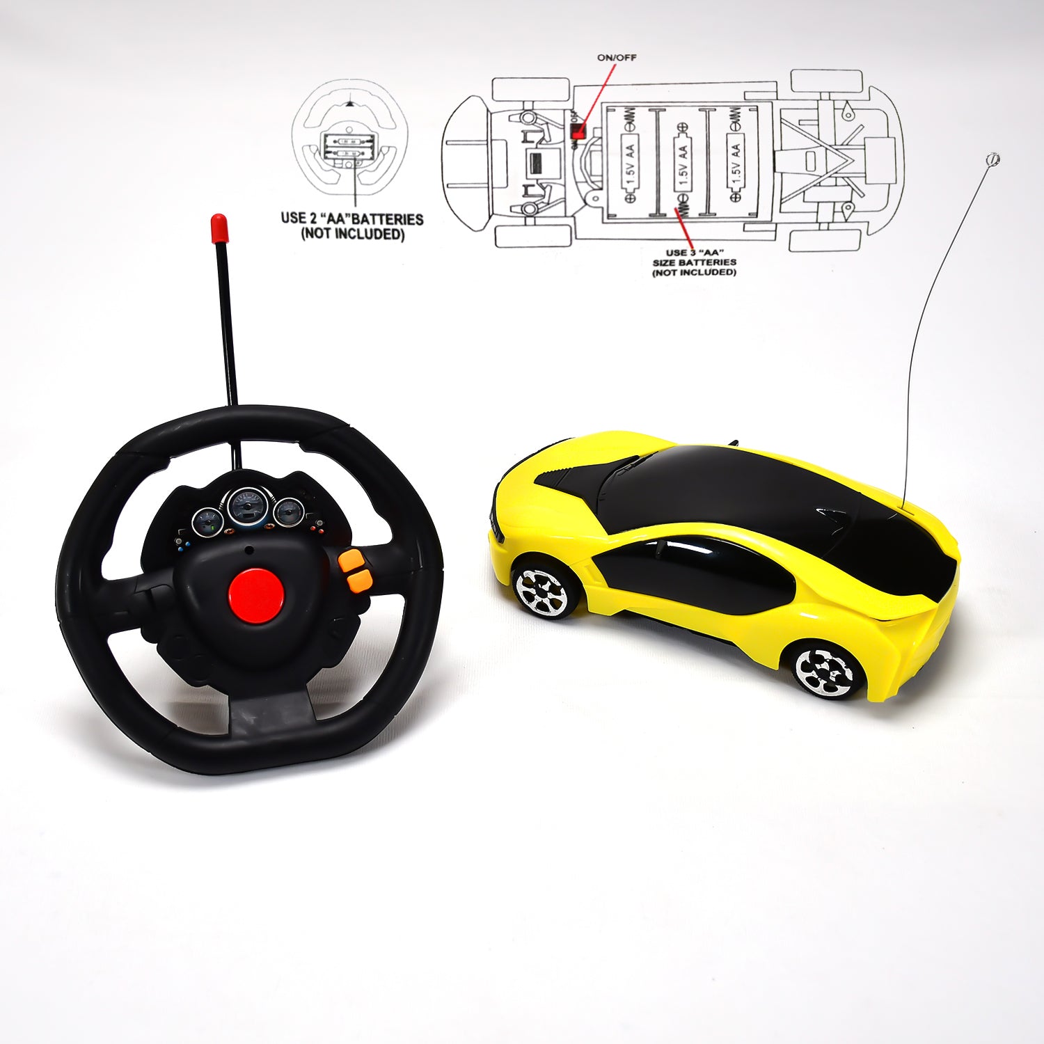 Racing Fast Steering Remote Control Modern Attractive CAR for Kids - Springkart 