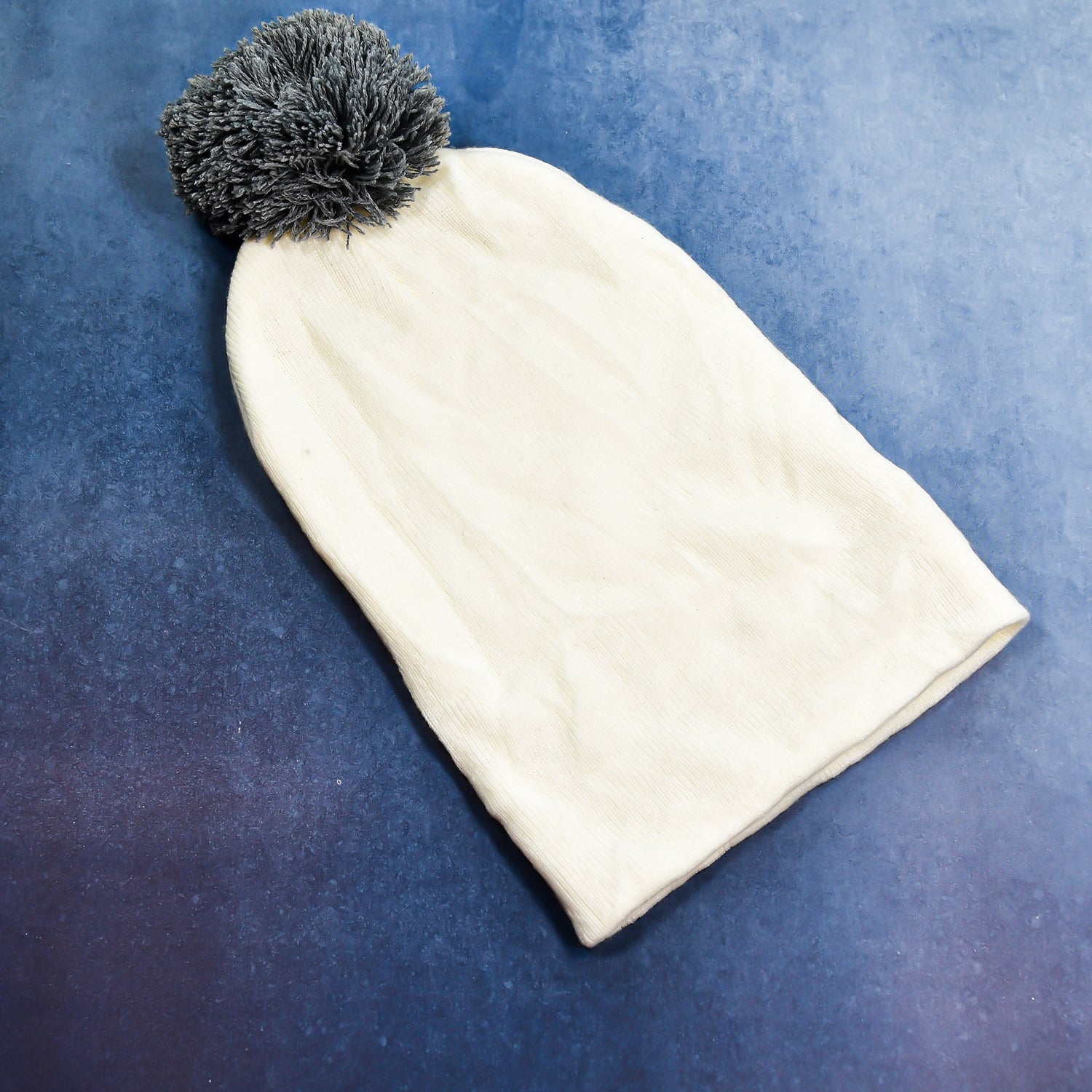 Men's and Women's Skull Slouchy Winter Woolen Knitted Black Inside Fur Beanie Cap. - Springkart 