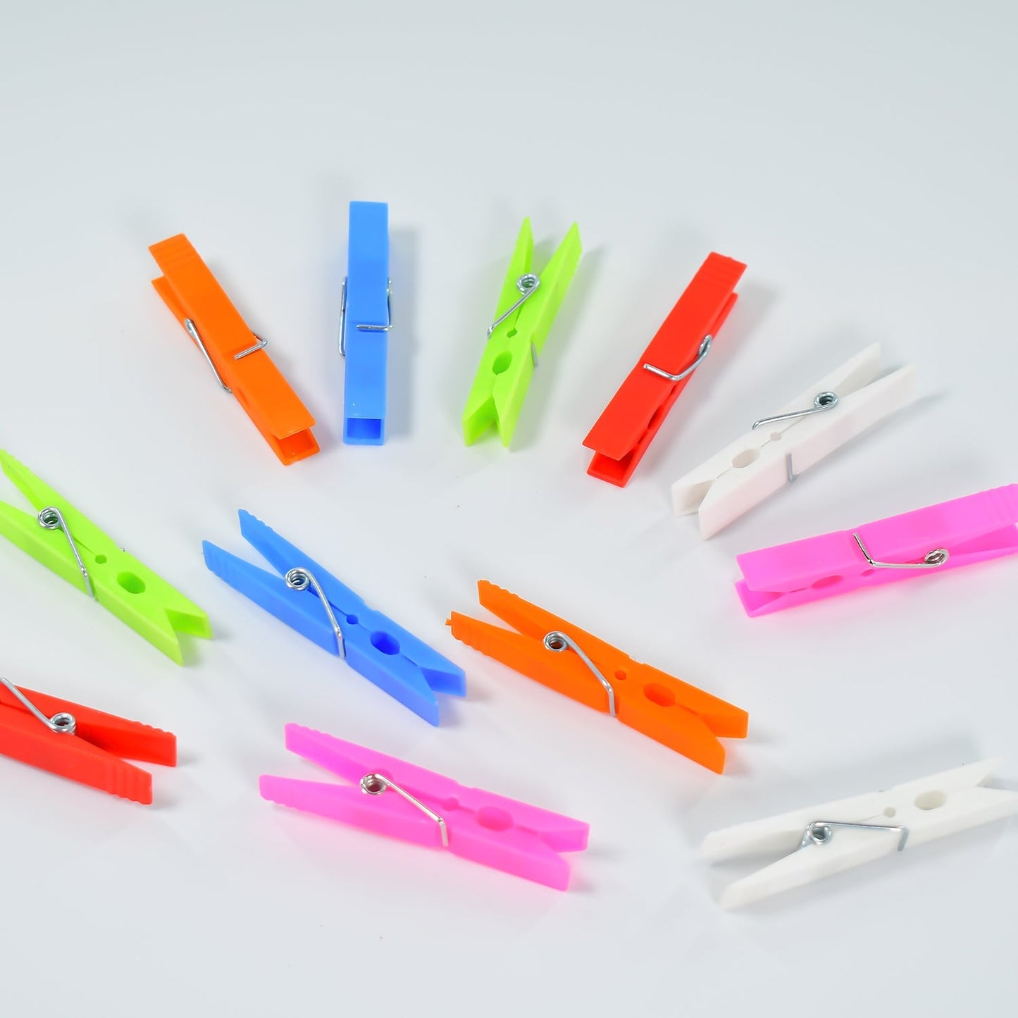 Multi Purpose Plastic Clothes Clips for Cloth Drying Clips (set of 144Pc) - Springkart 