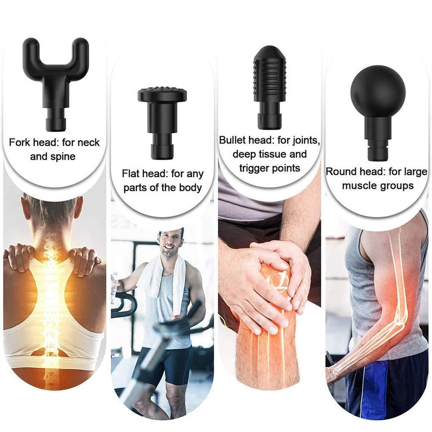 Deep Tissue Percussion Body Massage Machine For Pain Relief - Springkart 