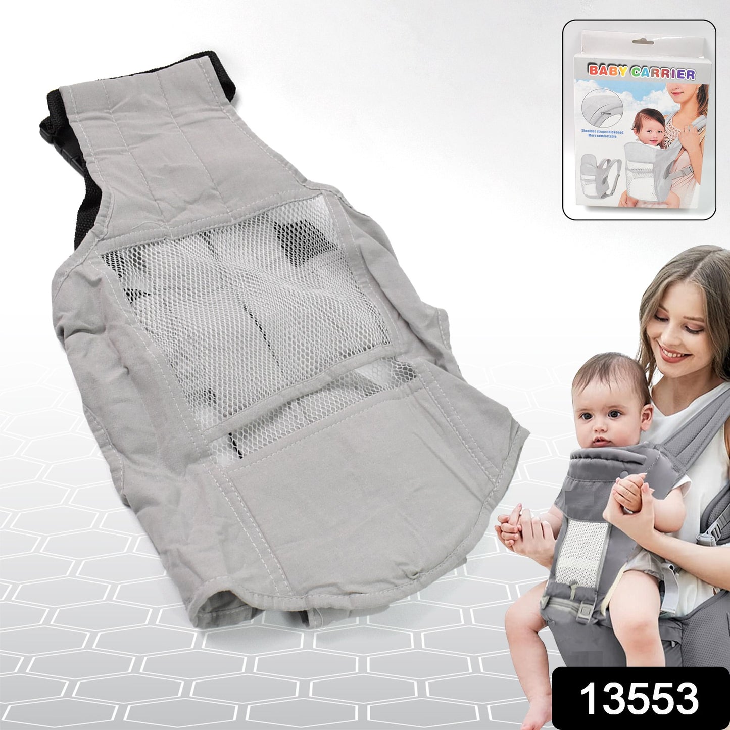 Ergonomic Baby Carrier Bag Baby Holder Carrier (1 Pc) - Springkart 