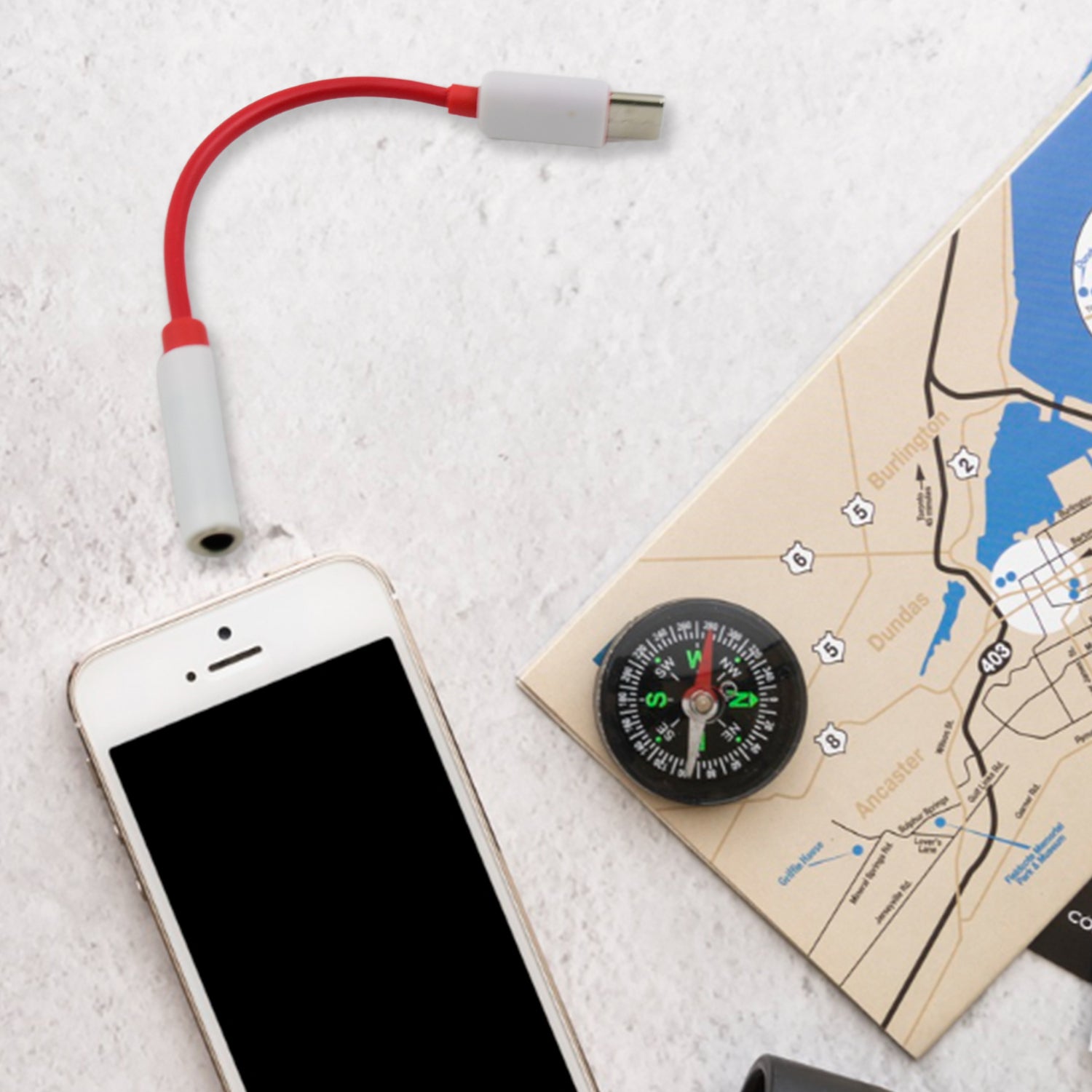 Usb Type C To Headphone Jack Audio Connector (1 Pc) - Springkart 