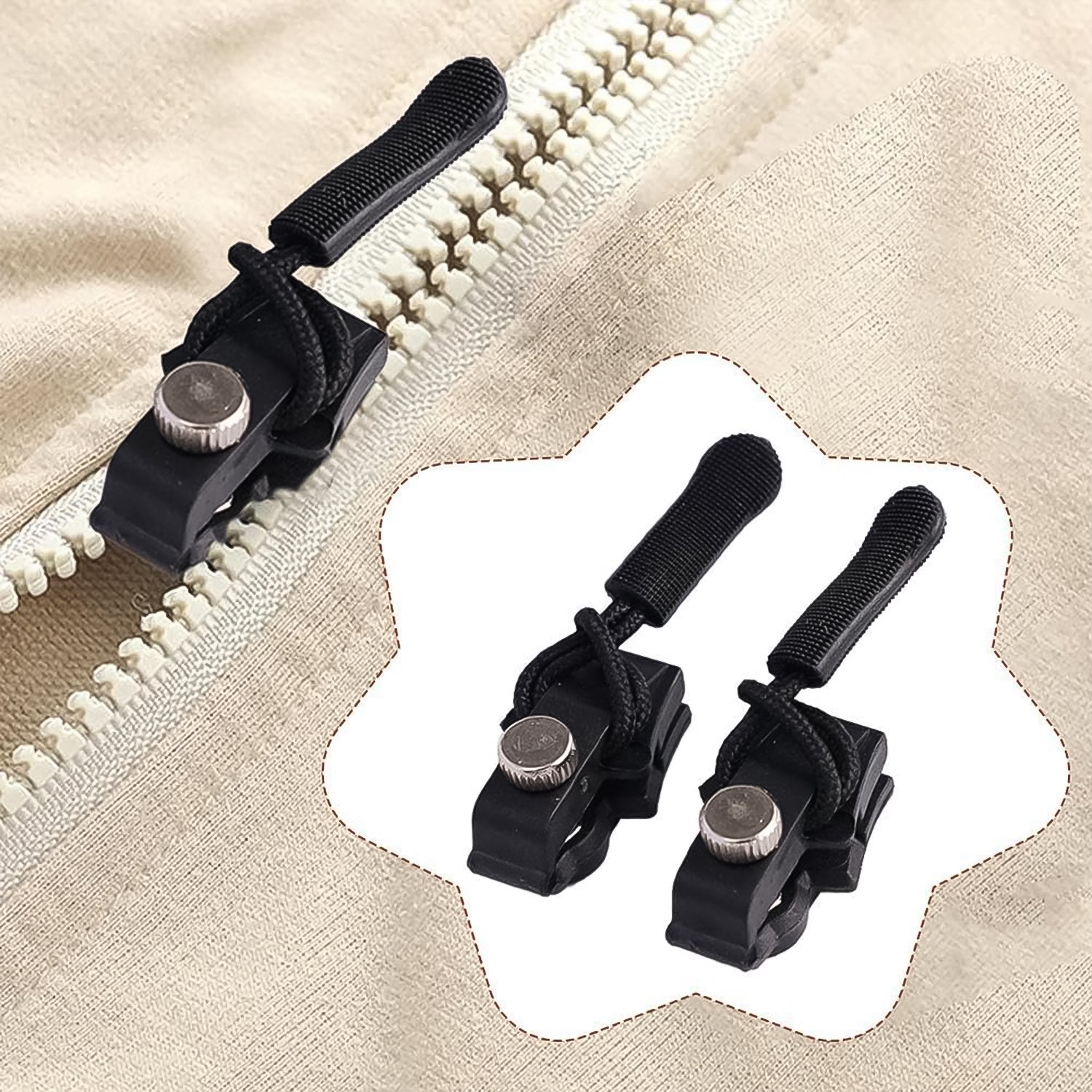 Portable Universal Detachable Zipper Slider (1 Pc Big) - Springkart 