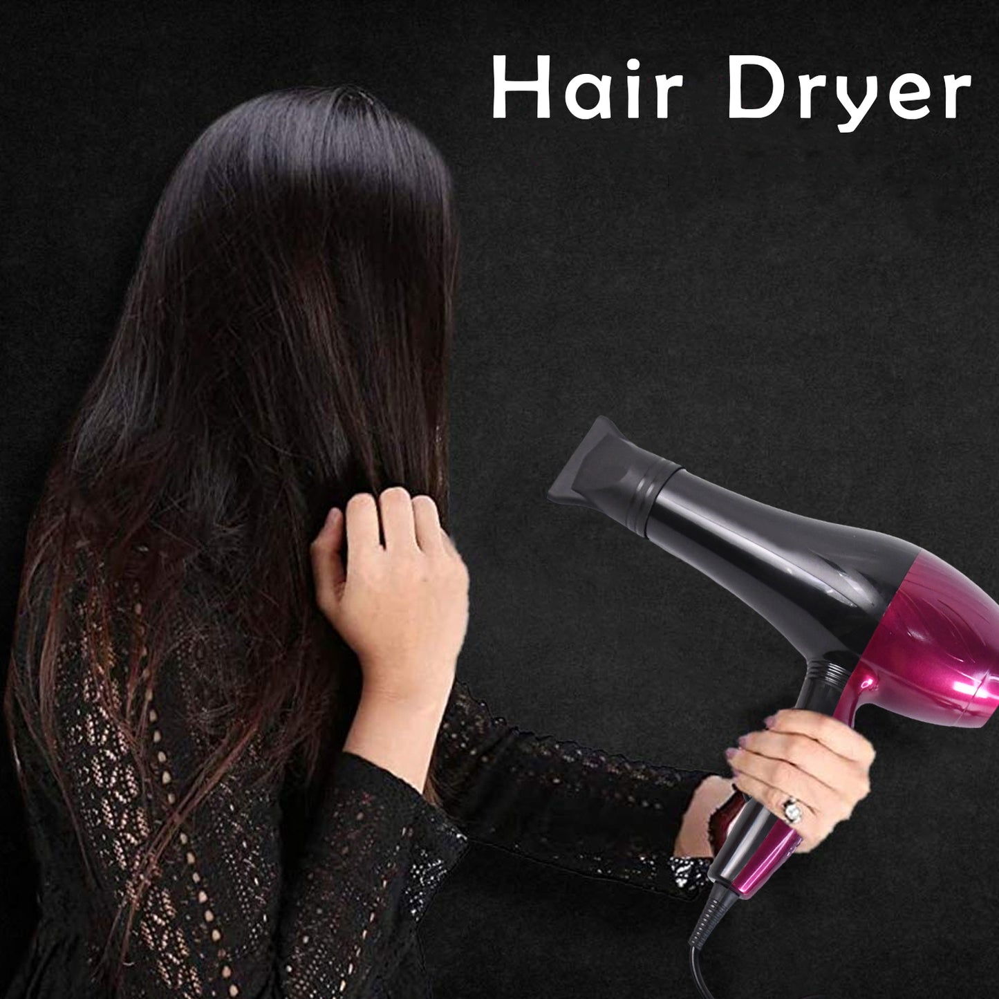 Professional High Power Multi Purpose Hair Dryer Salon (220v50-60hz 1 Pc) - Springkart 