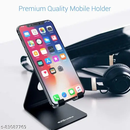 Portronics MODESK Universal Mobile Holder (Black)