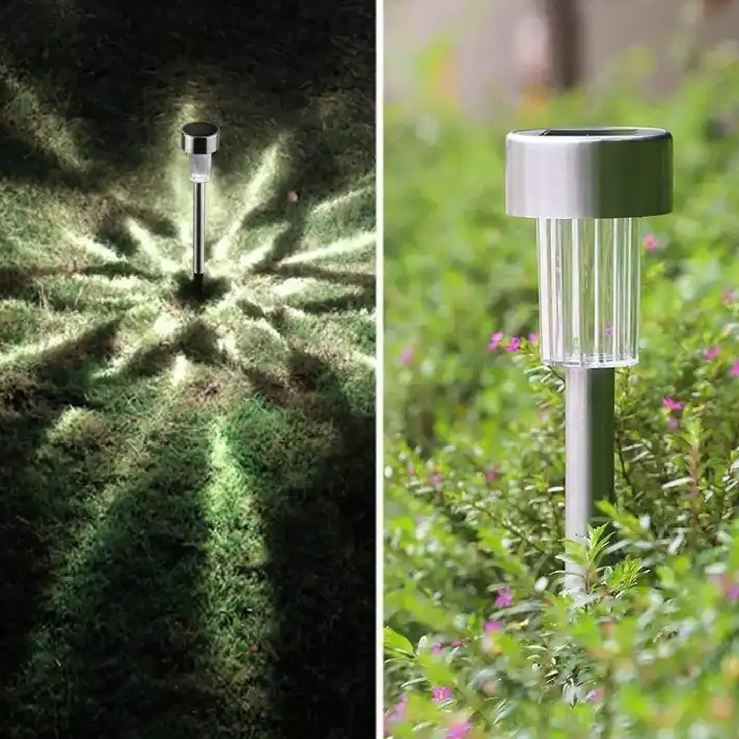 9200 Solar Panel Led Spike Spot Light Landscape Garden Yard Path Lawn Outdors Solar Lamps Waterproof Outdoor Decorative Landscape Lights For Garden Patio Yard Walkway (2 Pc Set) - Springkart 