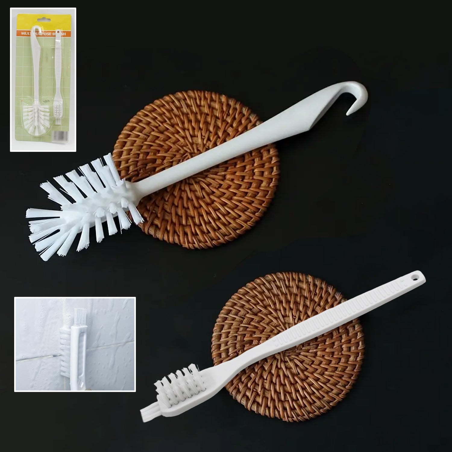 Multifunctional Cleaning Brush (2 Pcs Set) - Springkart 