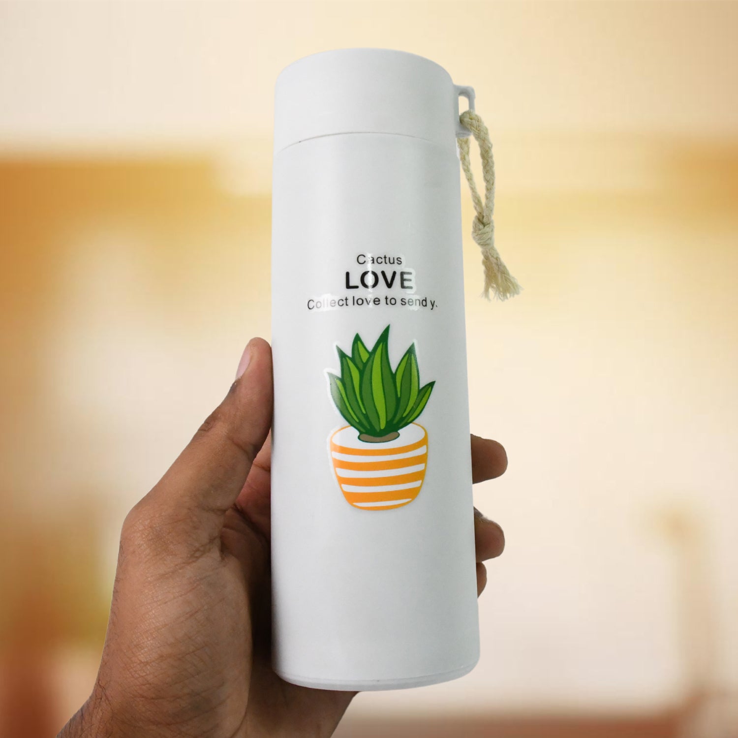 Outdoor Sport Glass Water Bottle Leakproof (450 Ml) - Springkart 