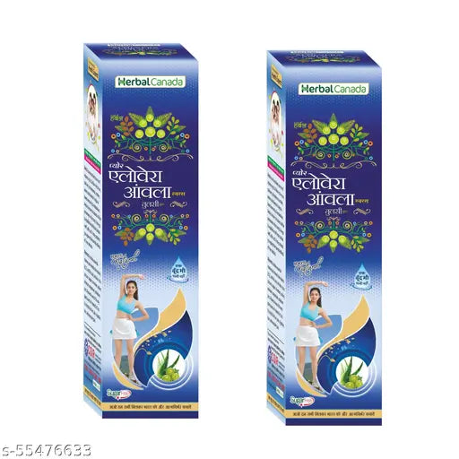 Herbal Canada Aloevera Amla | Boosts Immunity | Blood Purifier | Good for Digestion | 100% Natural-500ML-(pack of-2) - Springkart 