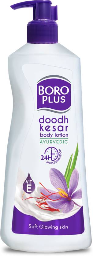 BOROPLUS Doodh Kesar Body Lotion | 24 hrs Moisturisation | For Soft Glowing Skin |  (400 ml)