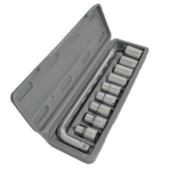 407 -10 Pc 6 Pt. 38 In. Drive Standard Socket Wrench Set - Springkart 