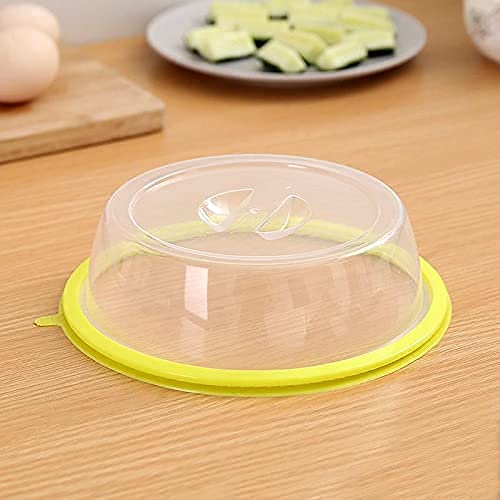 Air-Tight Microwave Oven Dish Cover Microwave Splatter Cover Food Cover Microwave Food Plate Kitchen Plate Dish Lid Dishwasher Safe - Springkart 