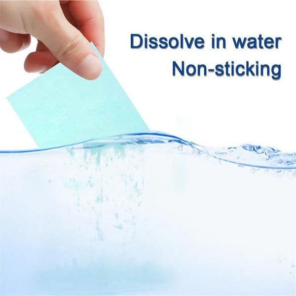 30 Pcs Water Soluble Floor Tiles Cleaning Paper