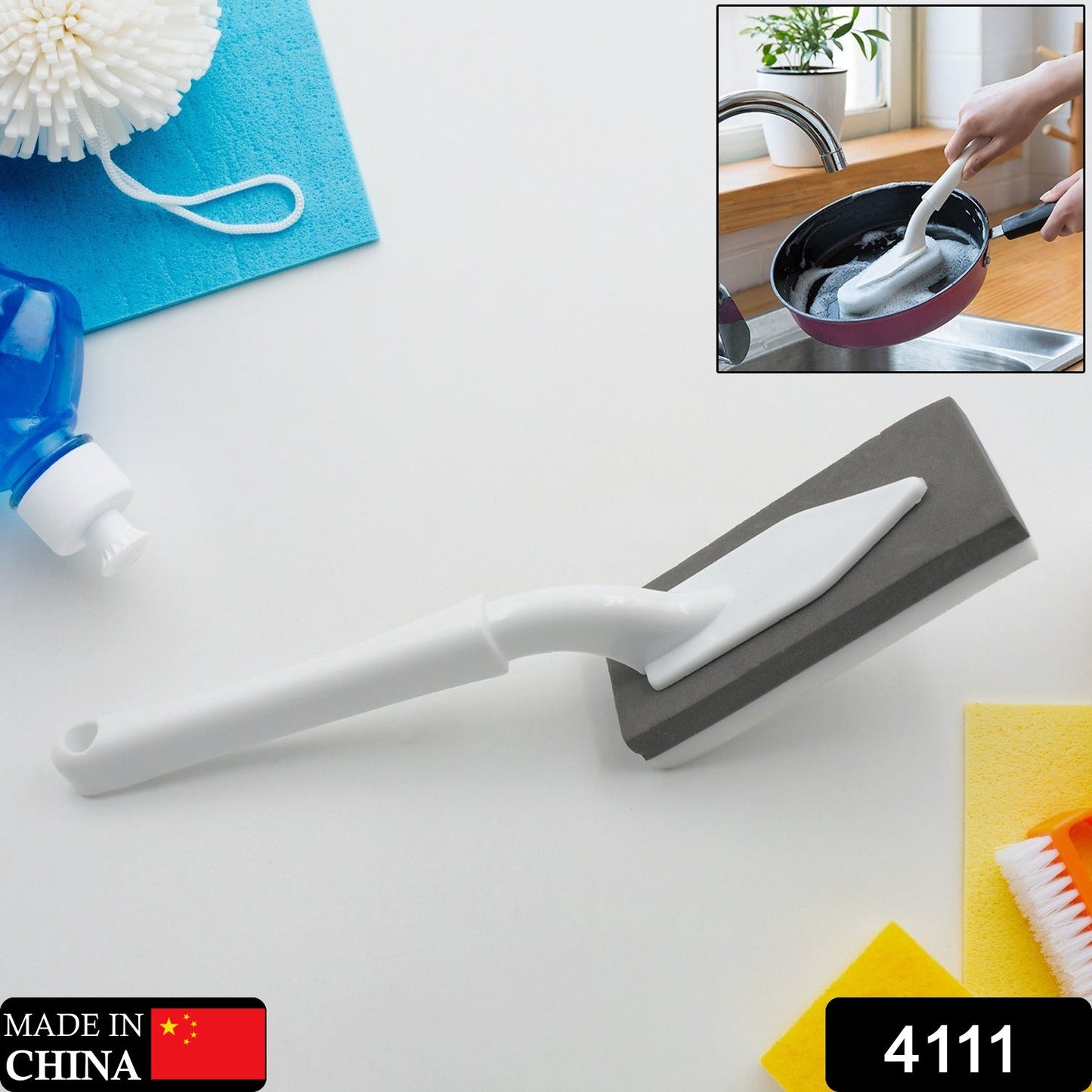 Cleaning Brush Creative Triangle Kitchen Brush Bathroom Cleaning Tool Cleaning Brush - Springkart 