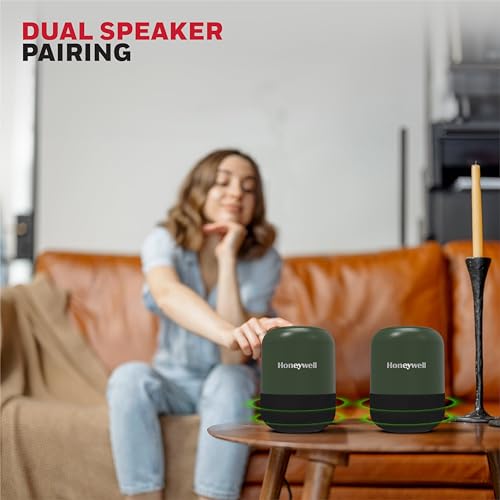 Honeywell Moxie V200 Wireless Bluetooth V5.3 Portable Speaker 5W, 12Hrs Playtime, Advanced 52mm Drivers, IPX4, Connect 2 Speakers with TWS Feature, Premium Stereo Sound, Multi Compatibility Mode : Amazon.in: Electronics