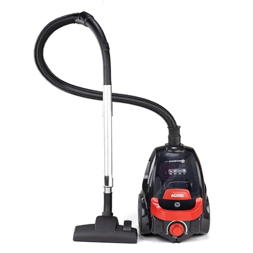 AGARO ICON 1600 Watts Bagless Dry Vacuum Cleaner for Home & Office, up to 24 kPa Variable Suction with Cyclonic Technology, 1.5L Bagless Bin, Multiple Accessories, Compact & Lightweight, Easy to Use : Amazon.in: Home & Kitchen