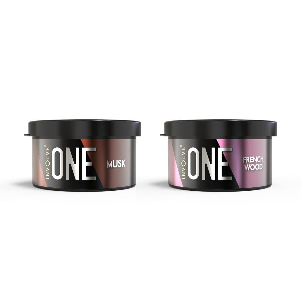Involve Your Senses One Musk Organic Car Perfume, Involve Your Senses Strong Fiber Air Freshener to Freshen'up Your Car - IONE01-40 g,Car Accessories interior car perfumes and fresheners