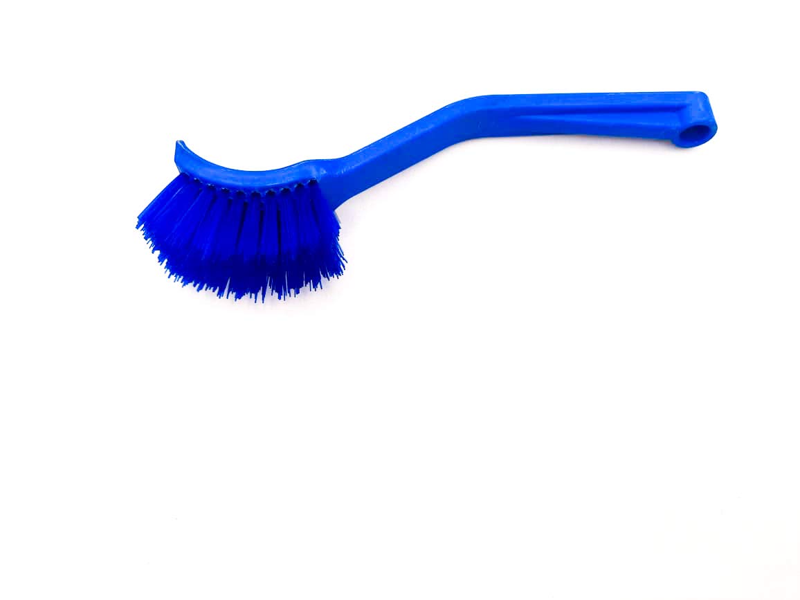 Plastic Wash Basin / Toilet Seat Cleaning Brush (Multicolour) - Springkart 