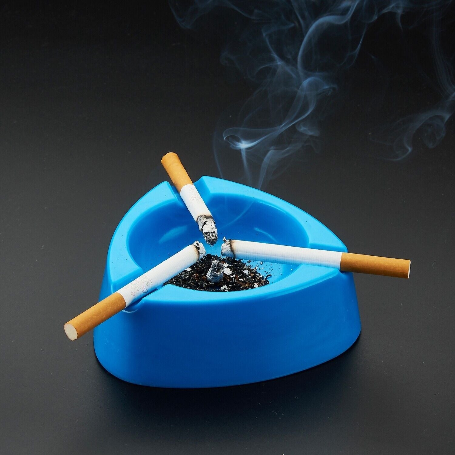 Melamine Cigarette Ashtray Table top Modern Ashtray Cigar for Outdoor Indoor Desktop Smoking home Office Fashion Decoration. - Springkart 