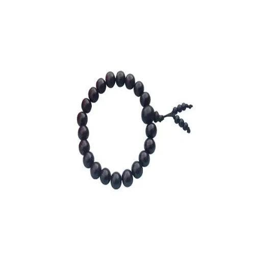 TENFIT??Ebony Wood Karungali Kattai Bracelet for Men Women -Black, 6mm - Springkart 