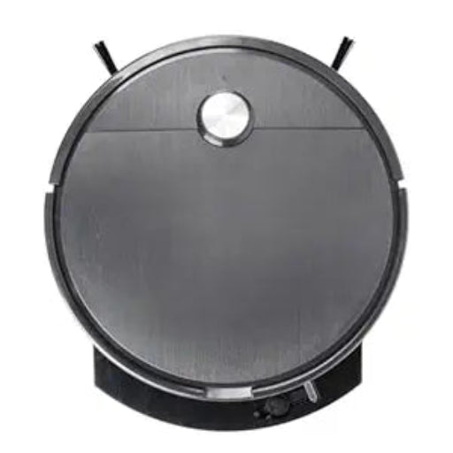 AlL-In-oNe fLoOr cLeAnInG RoBoT, pOwErFuL SuCtIoN & DuAl sIdE BrUsHeS, fOr hArDwOoD AnD TiLe – bLaCk