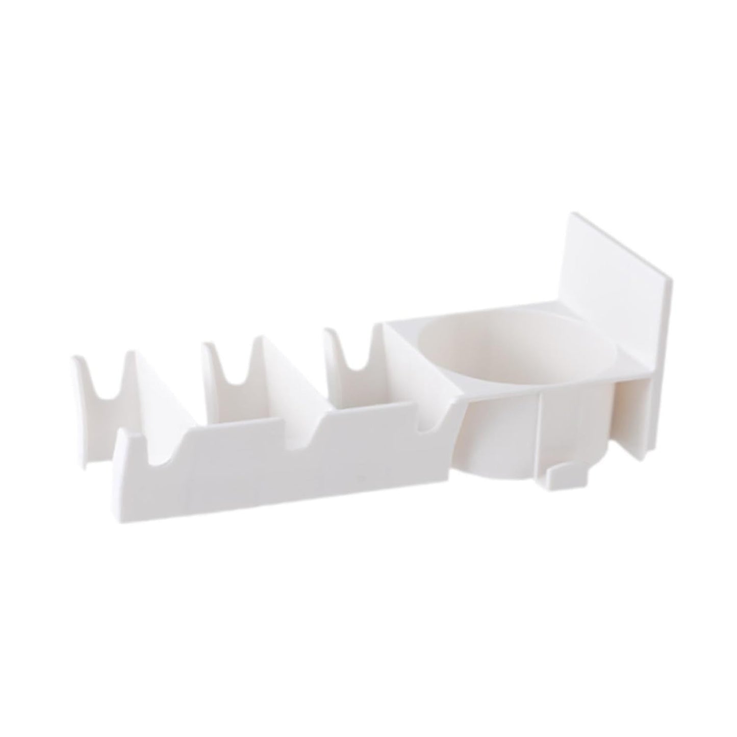 Wall Mounted Racket Holder with Key Hooks – No Drill Organizer for Tennis, Badminton, Ping Pong & Squash Rackets | Sports Equipment Storage Rack for Home & Gym(Pack of 1)