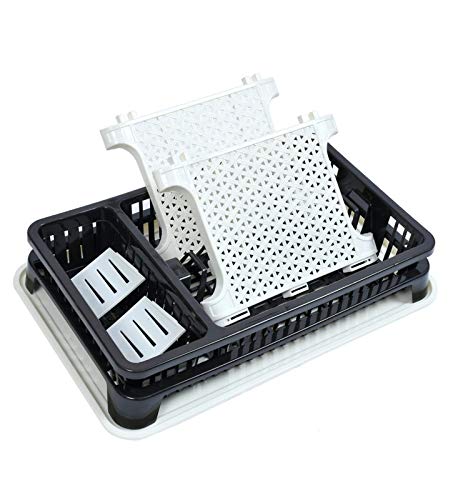 Kitchen Organizer Rack with Water Storing Tray / Dish Rack - Springkart 